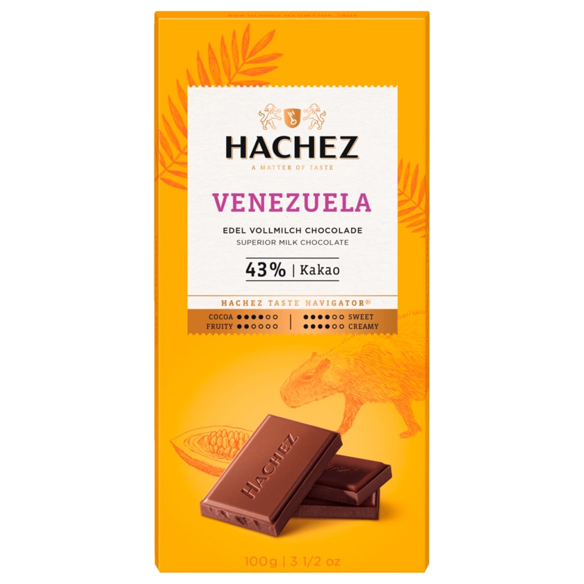 Hachez Schokolade Venezuela 43% 100g